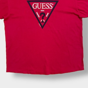 【GUESS】90s USA製 ロゴ プリント Tシャツ ゲス ヴィンテージ 1995 L 半袖 OLD US古着