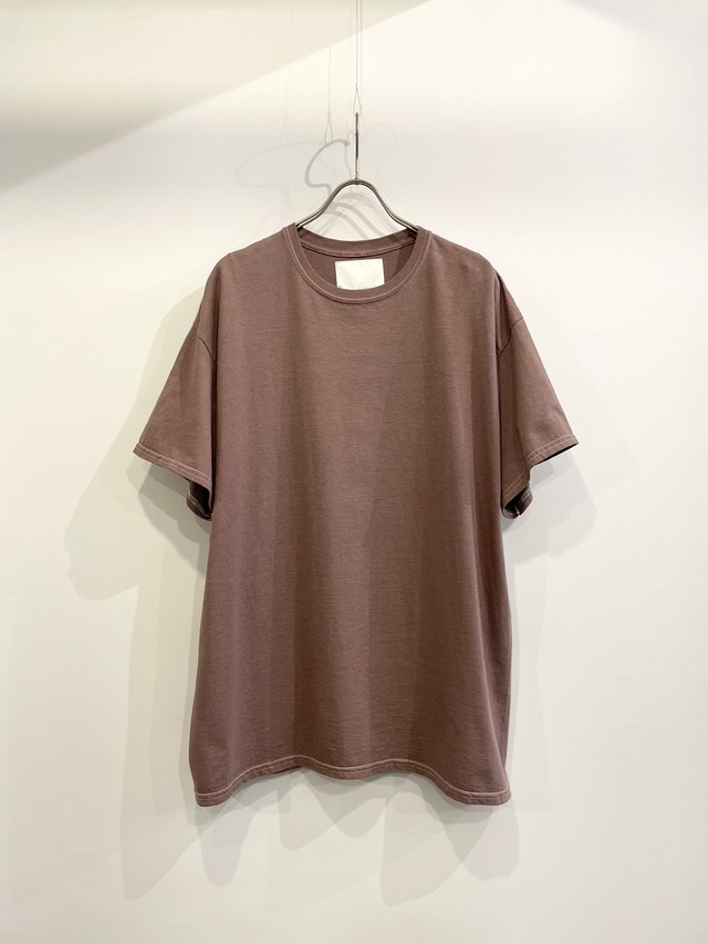 TrAnsference loose fit T-shirt - matured greige garment dyed