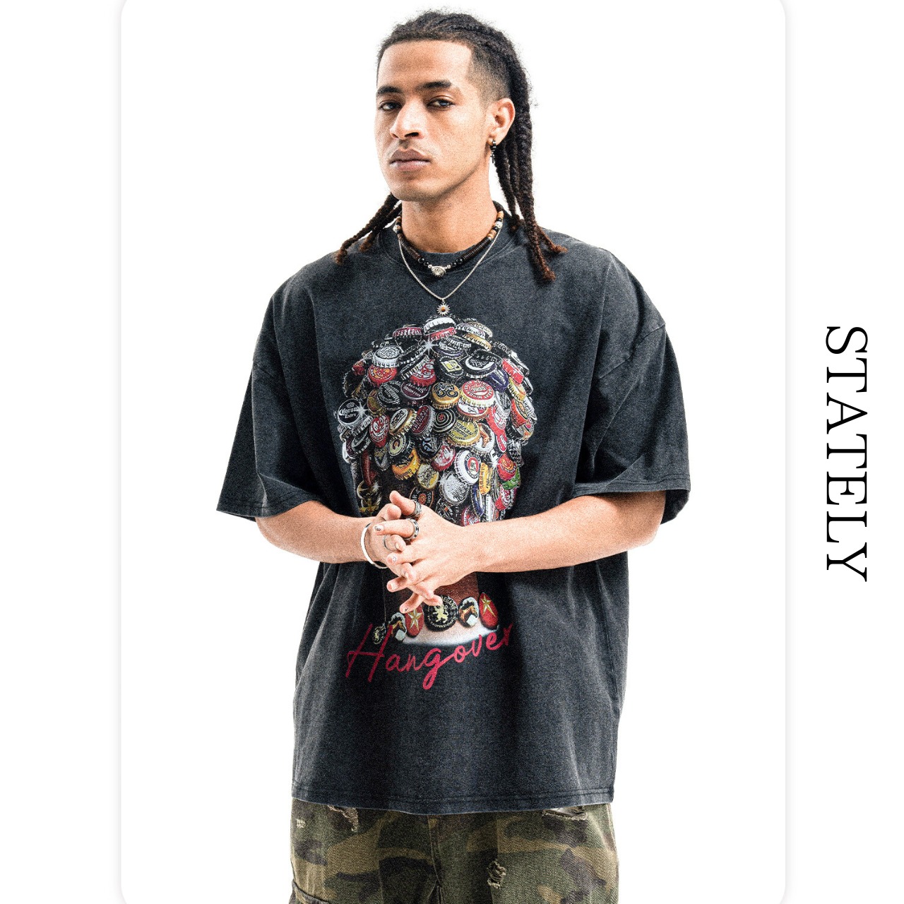 グラフィックプリント ヴィンテージTシャツ_T221・画像4
