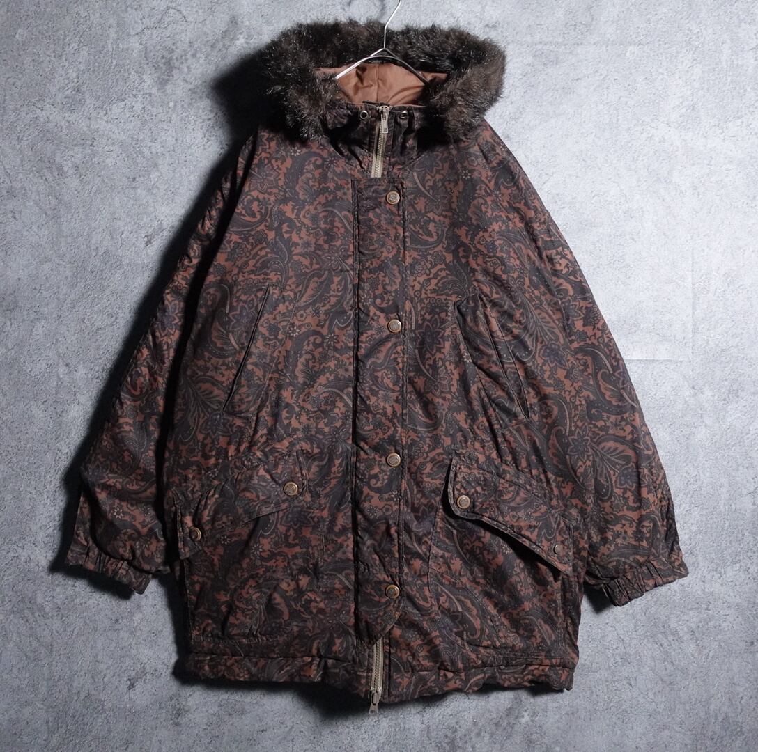 “LONDON FOG” Floral Pattern design Down Jacket