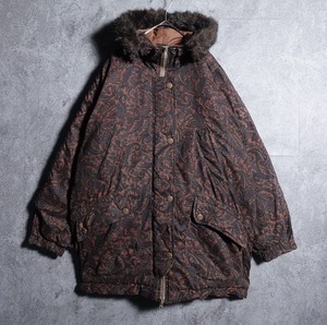 “LONDON FOG” Floral Pattern design Down Jacket