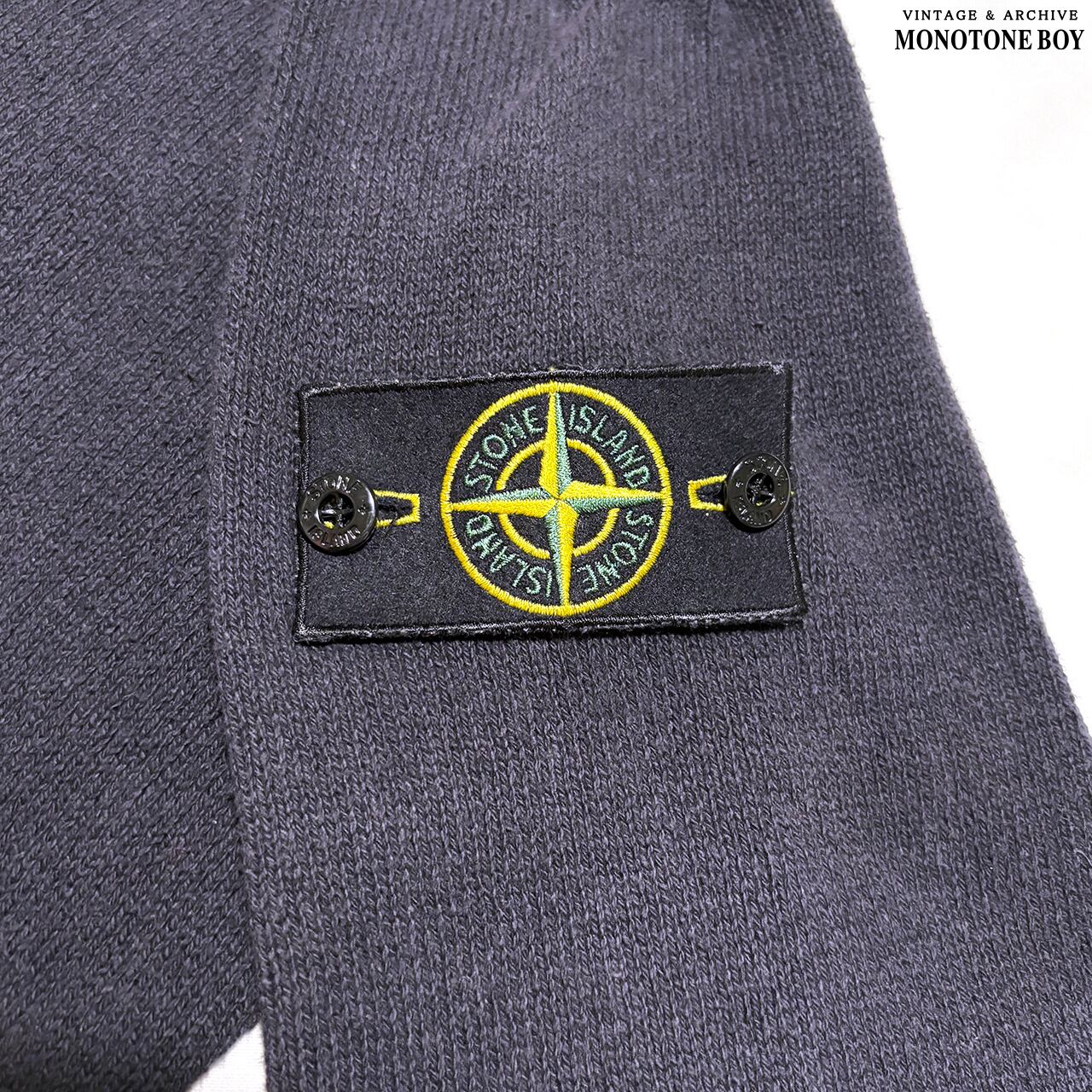 STONE ISLAND 2012SS ZIP UP DRIVERS COTTON KNIT NAVY size L