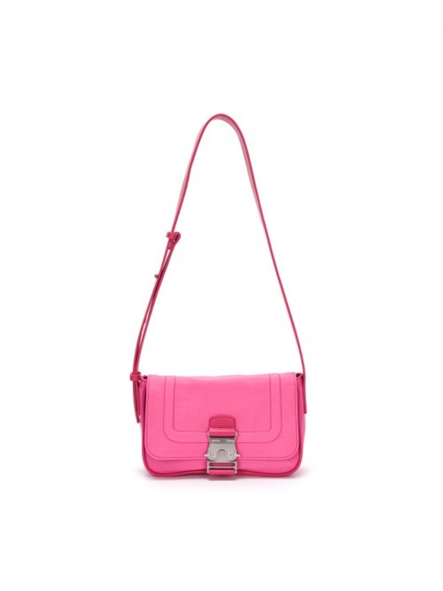 [MATIN KIM] CRISP MINI BUCKLE BAG IN DARK PINK