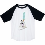 チョコミント　ラグランTシャツ