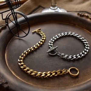 シンプルキヘイステンレスチェーンブレスレットSV