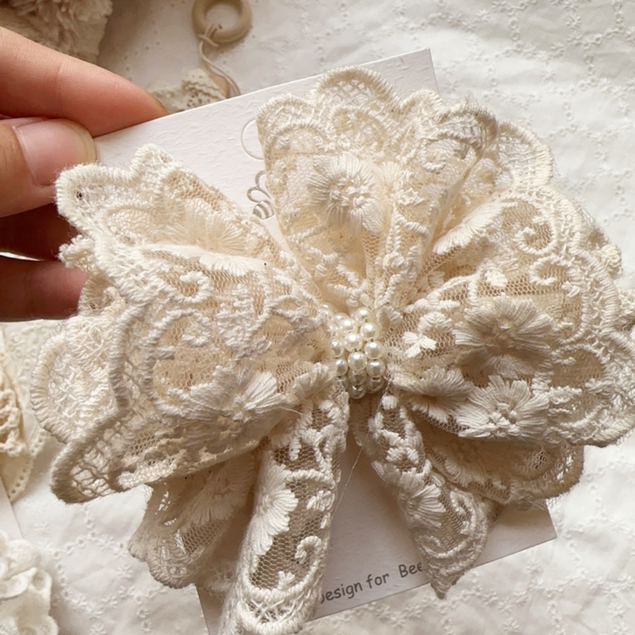 GOODSバンテージレースヘアクリップ