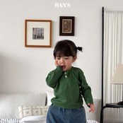 【取寄/韓国直送】Hans カラーボタンT｜秋服｜韓国子供服｜26/AT