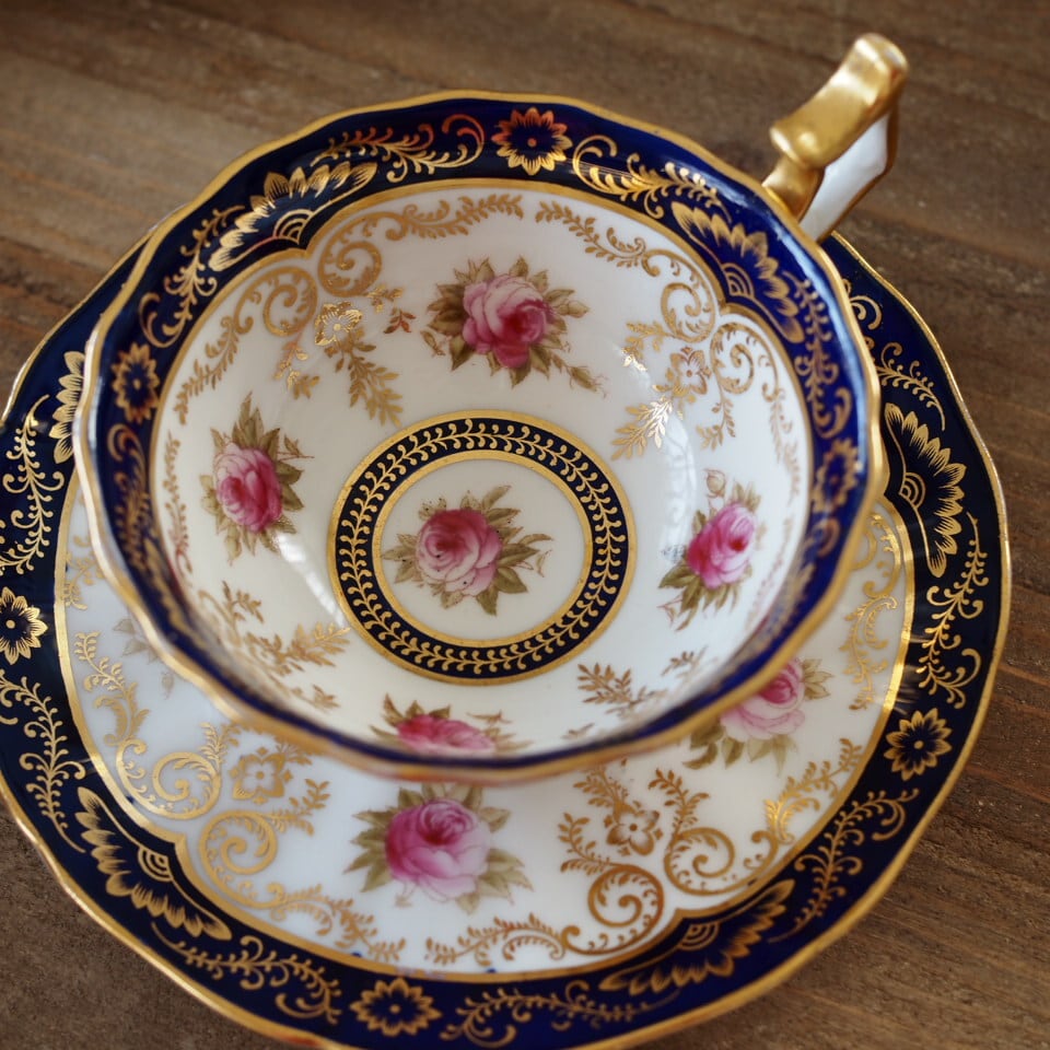 美品】英国コウルドンcauldon 1910年頃 カップ＆ソーサー | antique