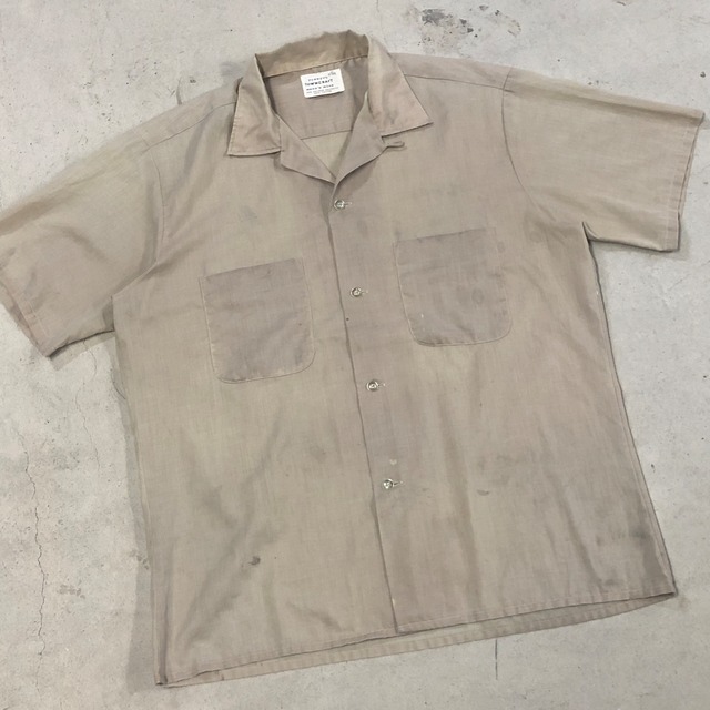 1960S TOWN CRAFT S/S COTTON×POLY SHIRT