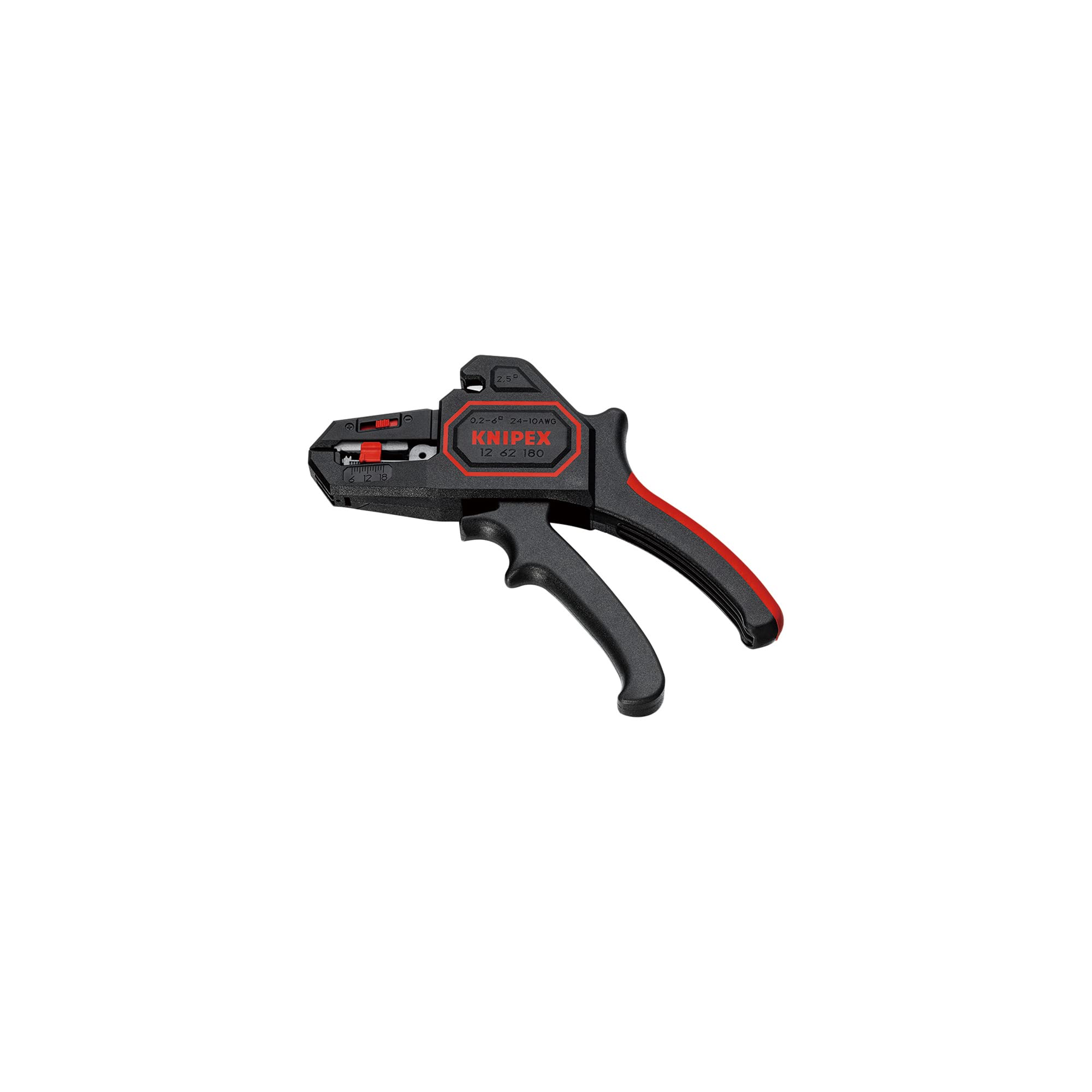 【特価処分】クニペックス KNIPEX 1262-180 自動ワイヤーストリッパー 0.2-6.0 (SB)