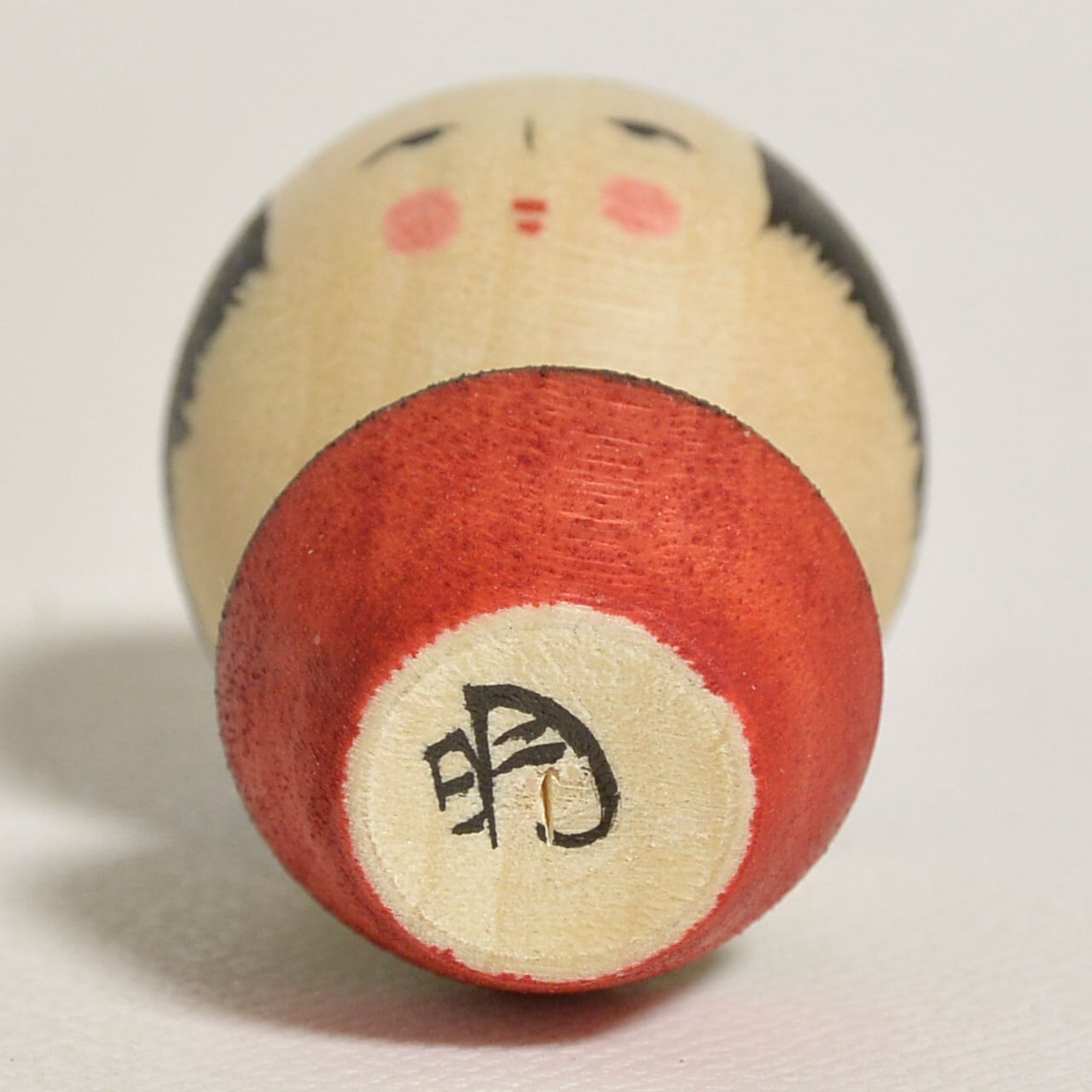 小寸こけし（ミニこけし） 約1寸 約3.5cm 鈴木明 工人（作並系）#2534