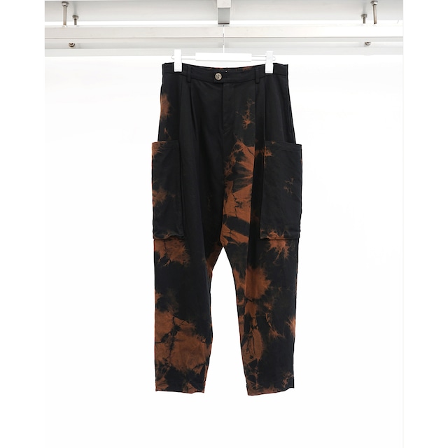 [kujaku] (クジャク) P-964 Bleached Box-Pocket Tapered Pants