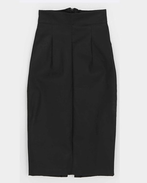 フロントジップスリットスカート A0665