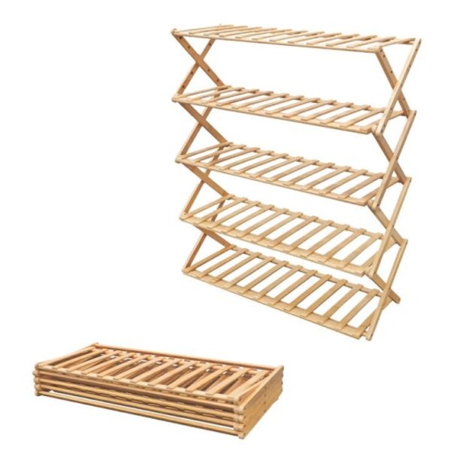コストコ再販商品 7Life 折り畳みシューラック 5段70cm zakka-045_n5a-70