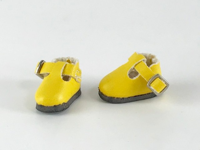 ドール靴 1/6 オビツ11 バックルシューズ SBB002YEW MW - メイン画像