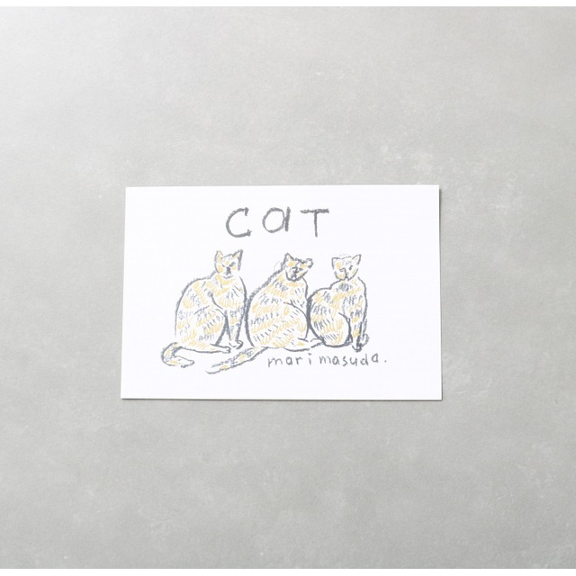 ポストカード｜【マリのアトリエ】 cat 4柄1組