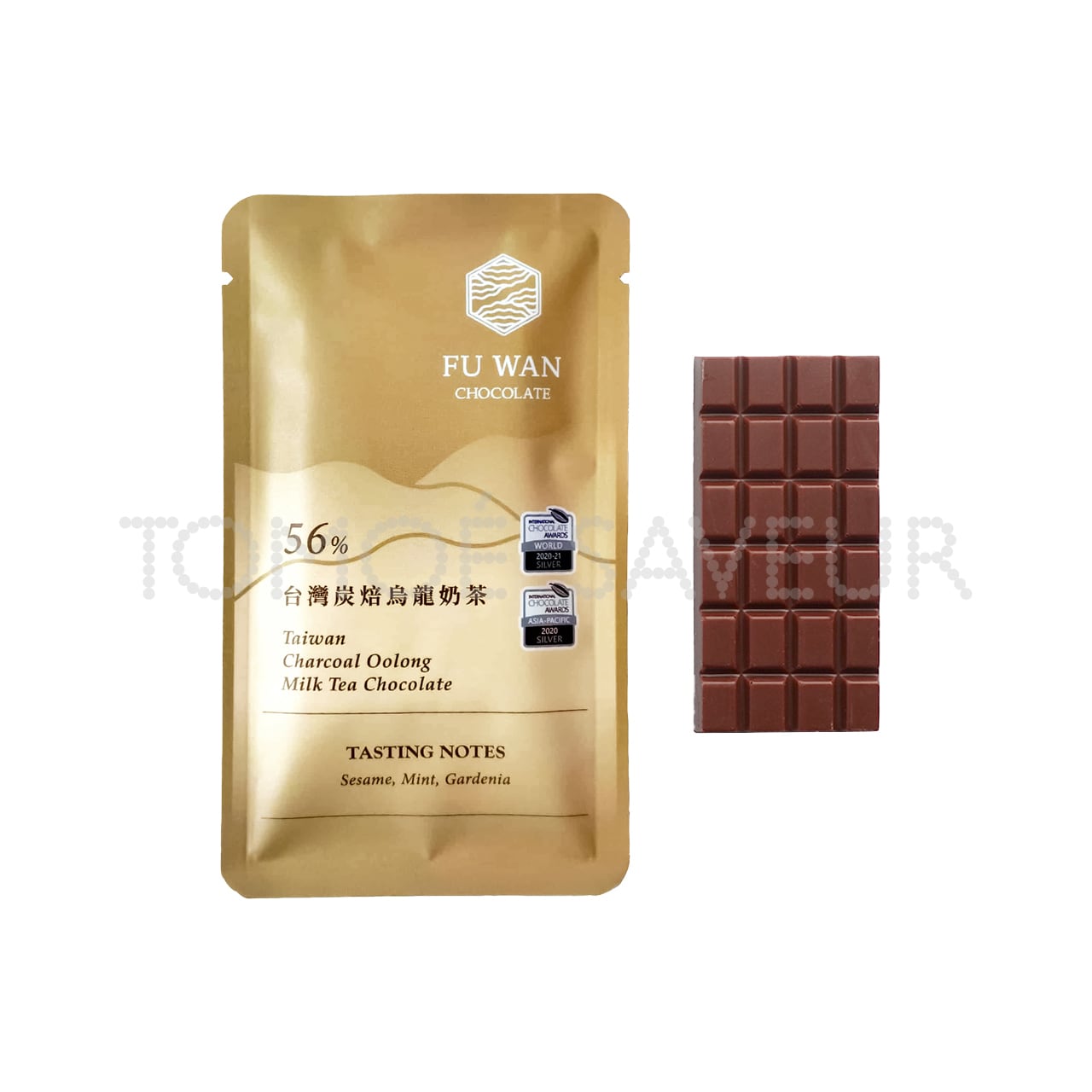 【ダメージあり】ミニバー 炭焙烏龍ミルクティー〈フーワンチョコレート〉