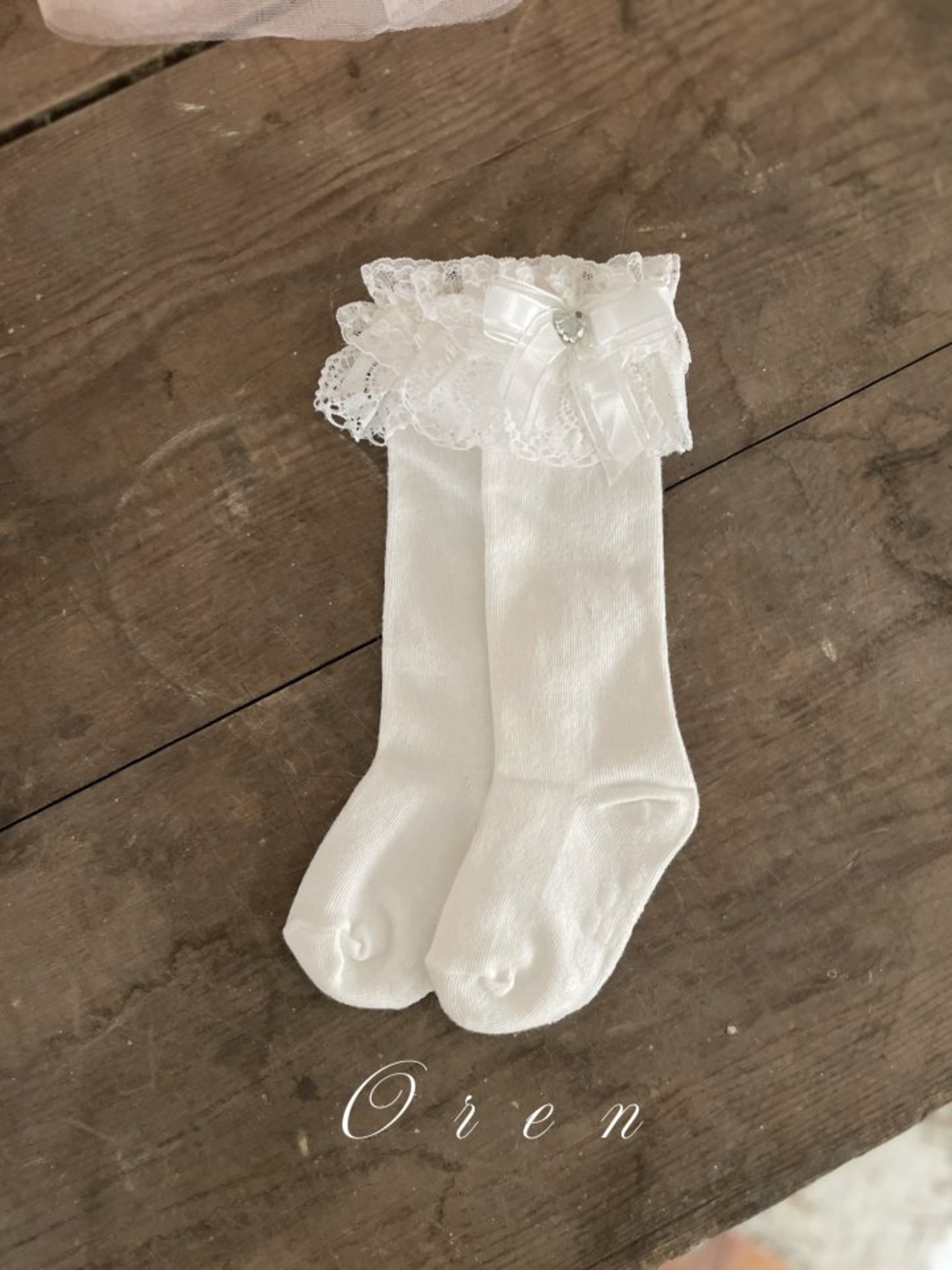 [Oren] Edel Knee Socks / [오렌] 에델니삭스