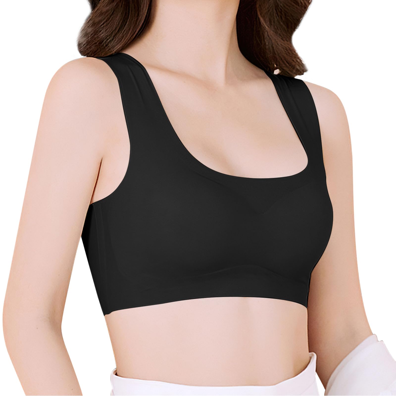 ♡透ける♡シースルー♡シアーブラトップ♡黒 L タンクトップ へそ出し 着圧 おしゃれ♡透ける♡シースルー♡シアーブラトップ♡黒 タンク