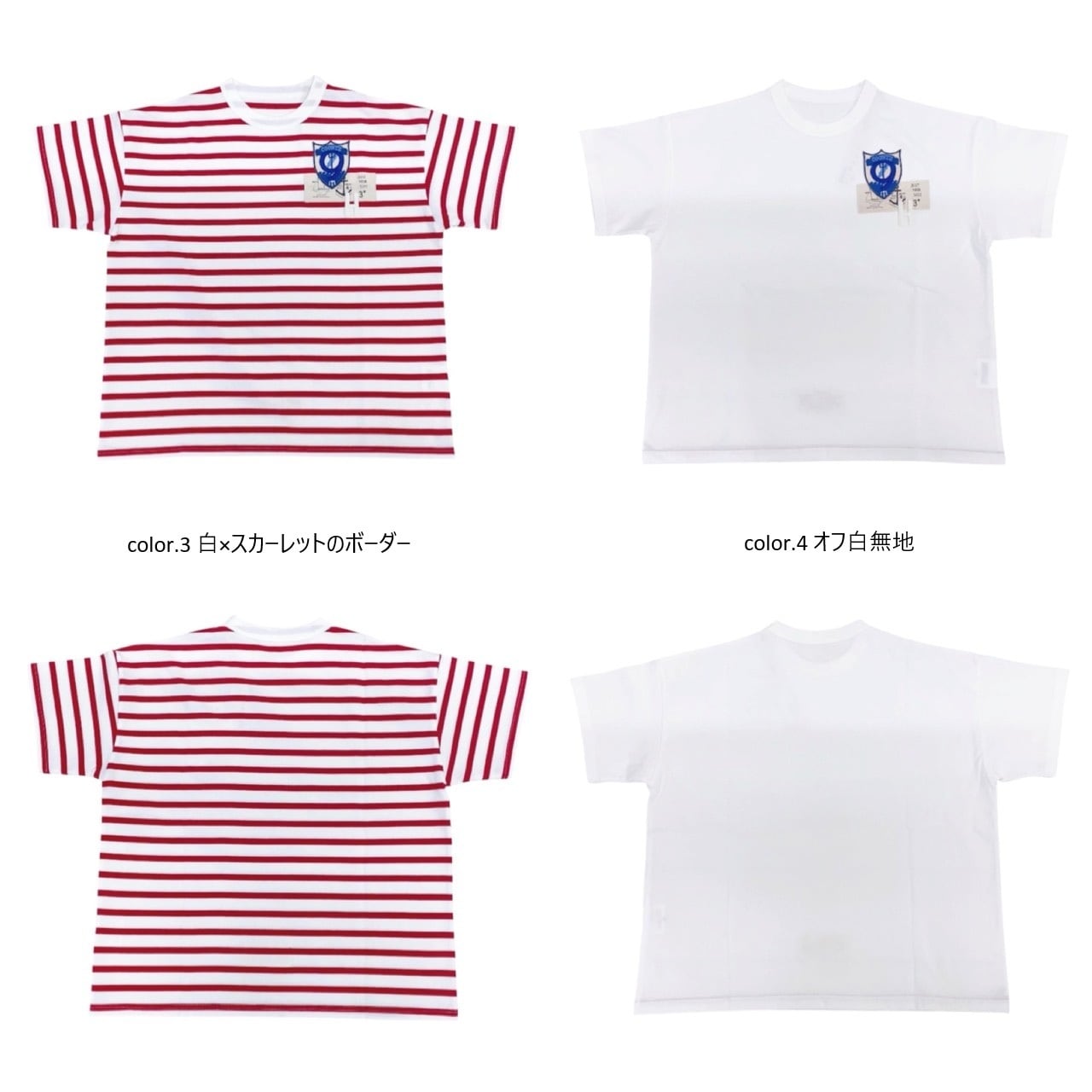 快晴堂】ワッペンペタペタ半袖Tシャツ / 62C-50 | syozikiya online shop
