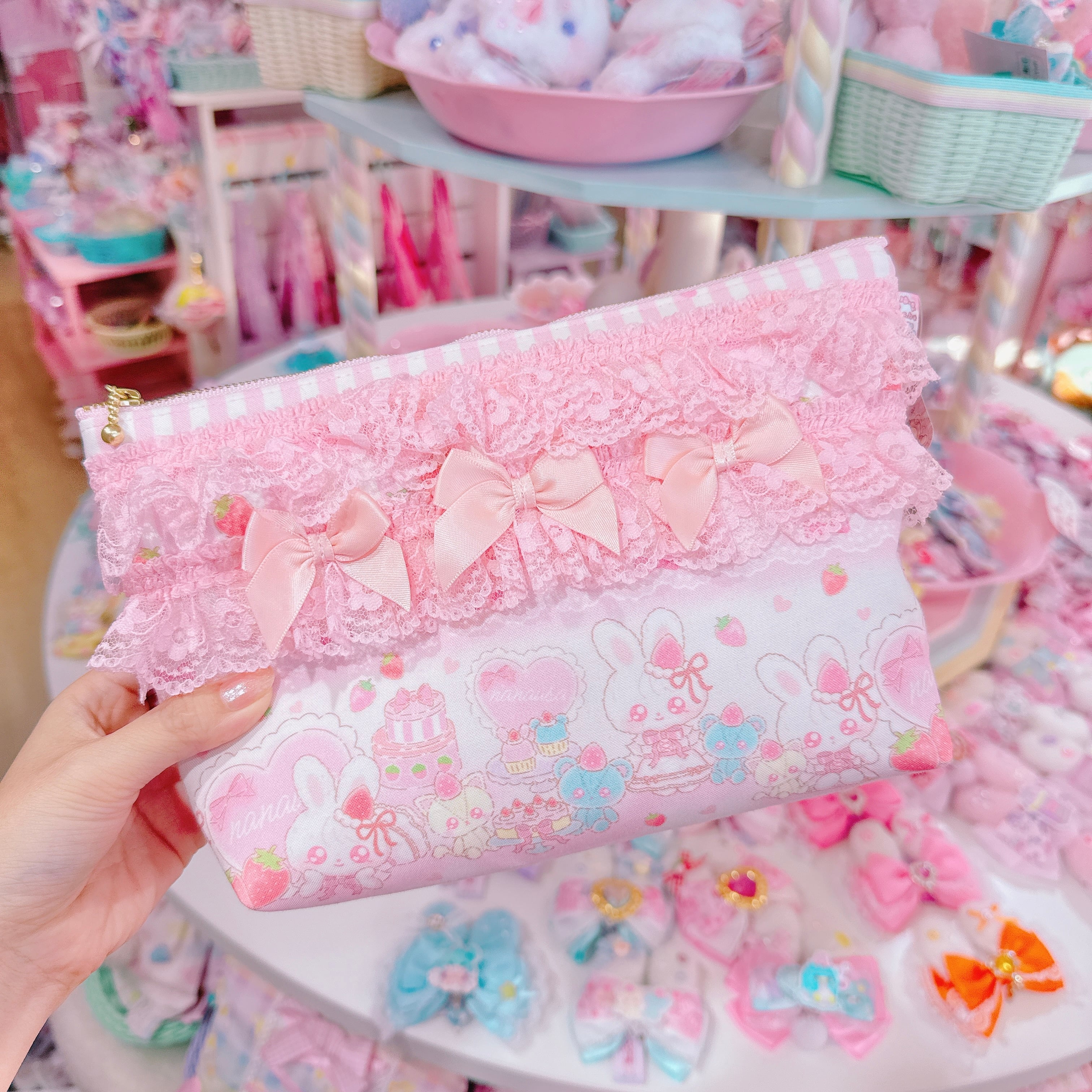 【N9】19-6マチ付きポーチ