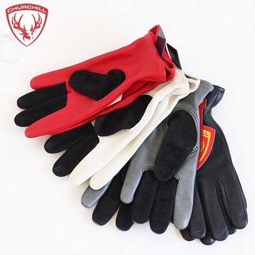 USA製 CHURCHILL GLOVE レザー×スエード グローブ