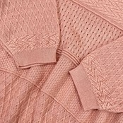 BEAUTY&YOUTH ユナイテッドアローズ 七分袖 サマーニット セーター /ピンク/日本製