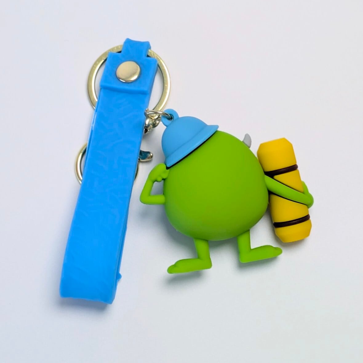 【 Monsters, Inc. ( モンスターズ・インク ) 】『 マイク・ワゾウスキ 』 3D Rubber KeyHolder / 3Dラバーキーホルダー〚アメリカン雑貨 アメトイ〛