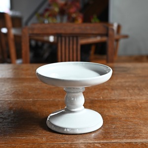 rpm /  高杯(たかつき) 切立 皿なり 白妙〈陶器・食器・お皿・コンポート・インテリア・ディスプレイ 〉