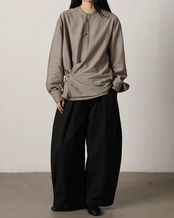 Wide tuck-In balloon Pants L0089
