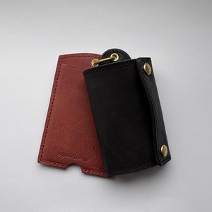 小さい財布【赤×黒】