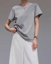 Simple crew neck Tshirt N1213