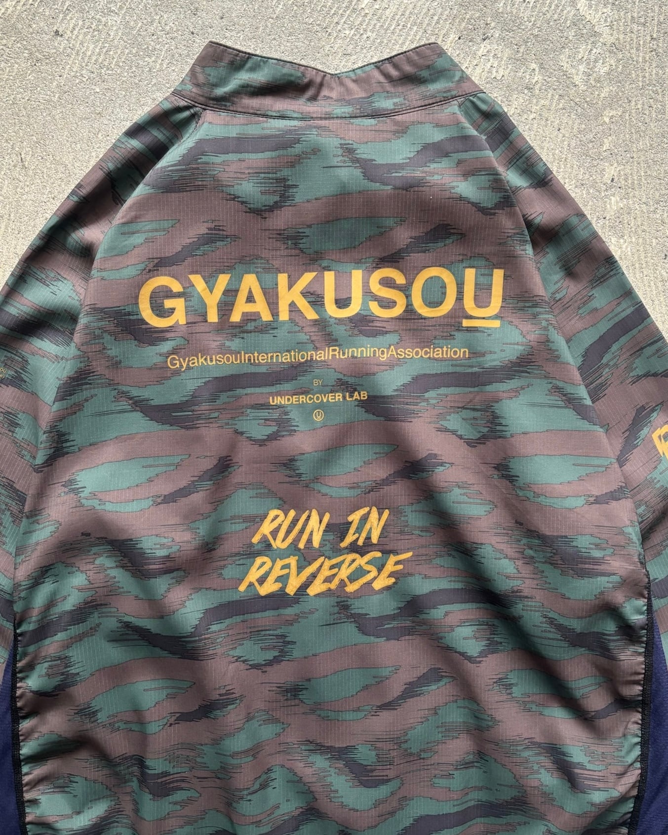 2015s “GYAKUSOU” NIKE×UNDERCOVER” camo pattern nylon jacket