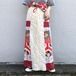 【USED】70's Vintage パッチワーク ラップスカート 巻きスカート ロング