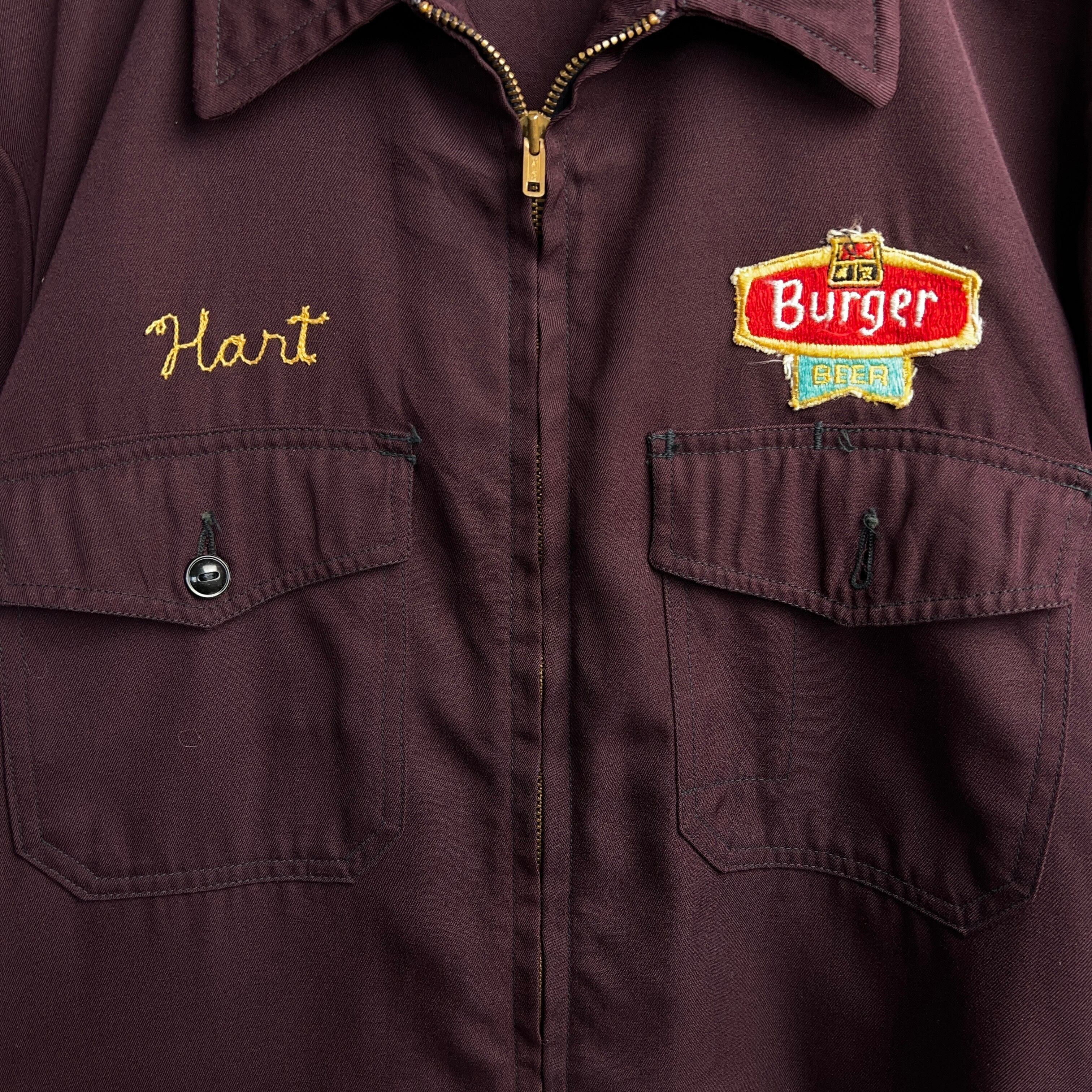 1960's WOOL GABARDINE WORK JACKET 60年代 ウールギャバジンワーク 1960's WOOL GABARDINE WORK JACKET 60年代 ウールギャバジンワーク