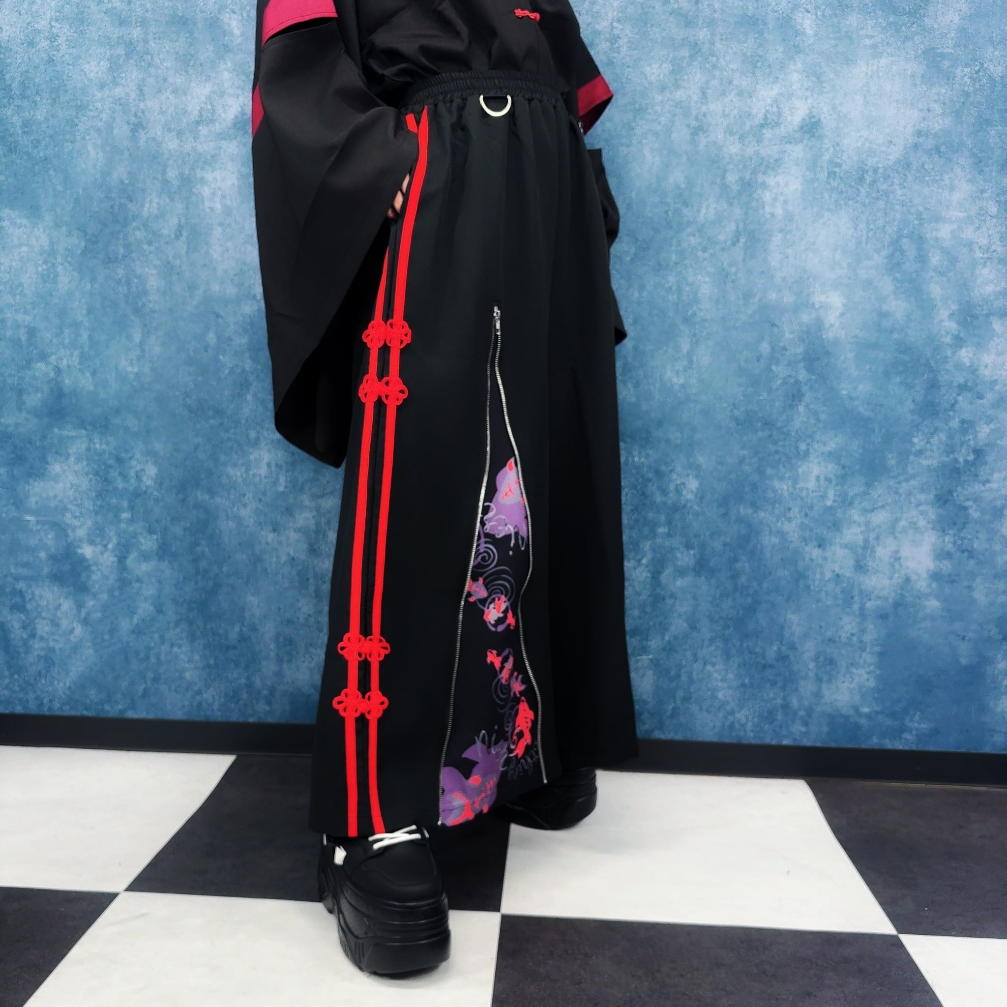 ZIP SLIT×チャイナライン和装WIDE PANTS | NIER CLOTHING