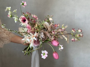 Dusty pink bouquet