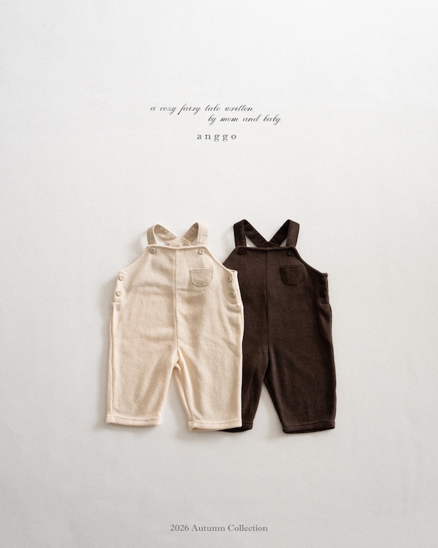 【取寄】anggo|shake overalls|シェイクオーバーオール|XS-XL|kids|26 autumn