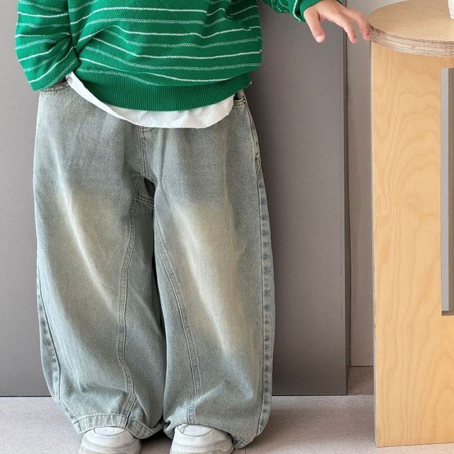 kids デニムロングパンツ