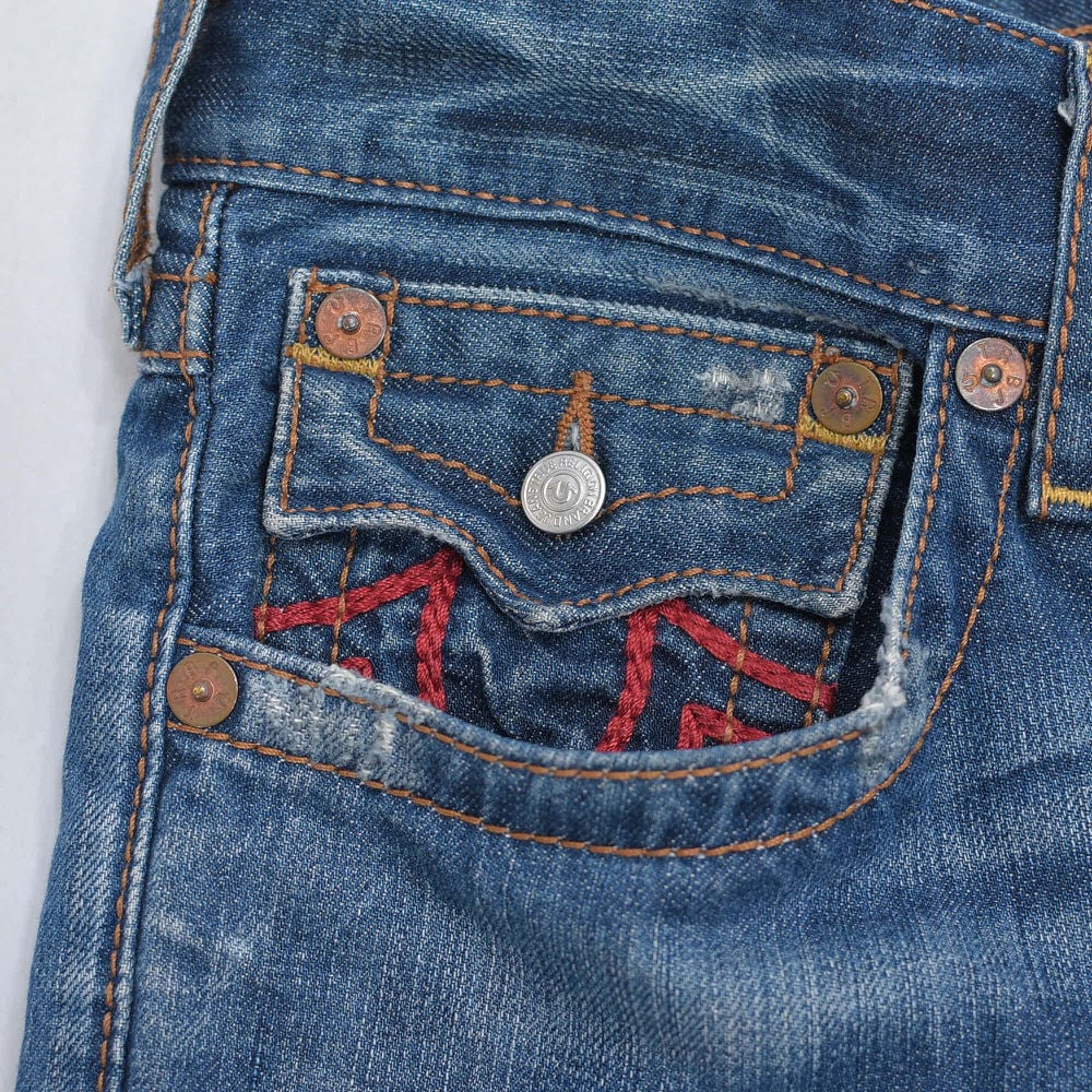 00s～ USA製 True Religion トゥルーレリジョン カットオフ デザイン