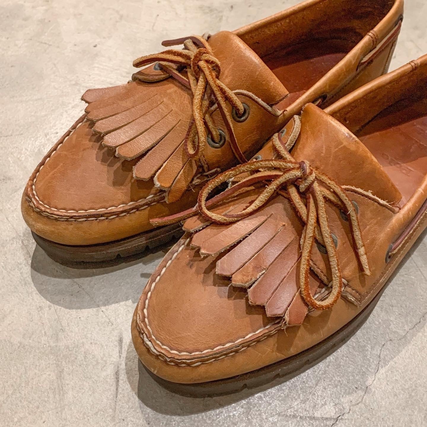 USA製 Polo Ralph Lauren Leather Deck Shoes / ポロ ラルフローレン