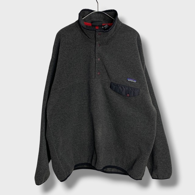 00s メキシコ patagonia シンチラスナップT フリース グレー XL