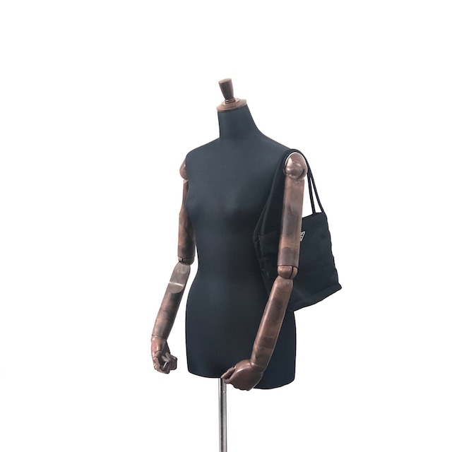 PRADA プラダ トライアングルロゴ ナイロン トートバッグ ブラック vintage ヴィンテージ オールド 4dws2a