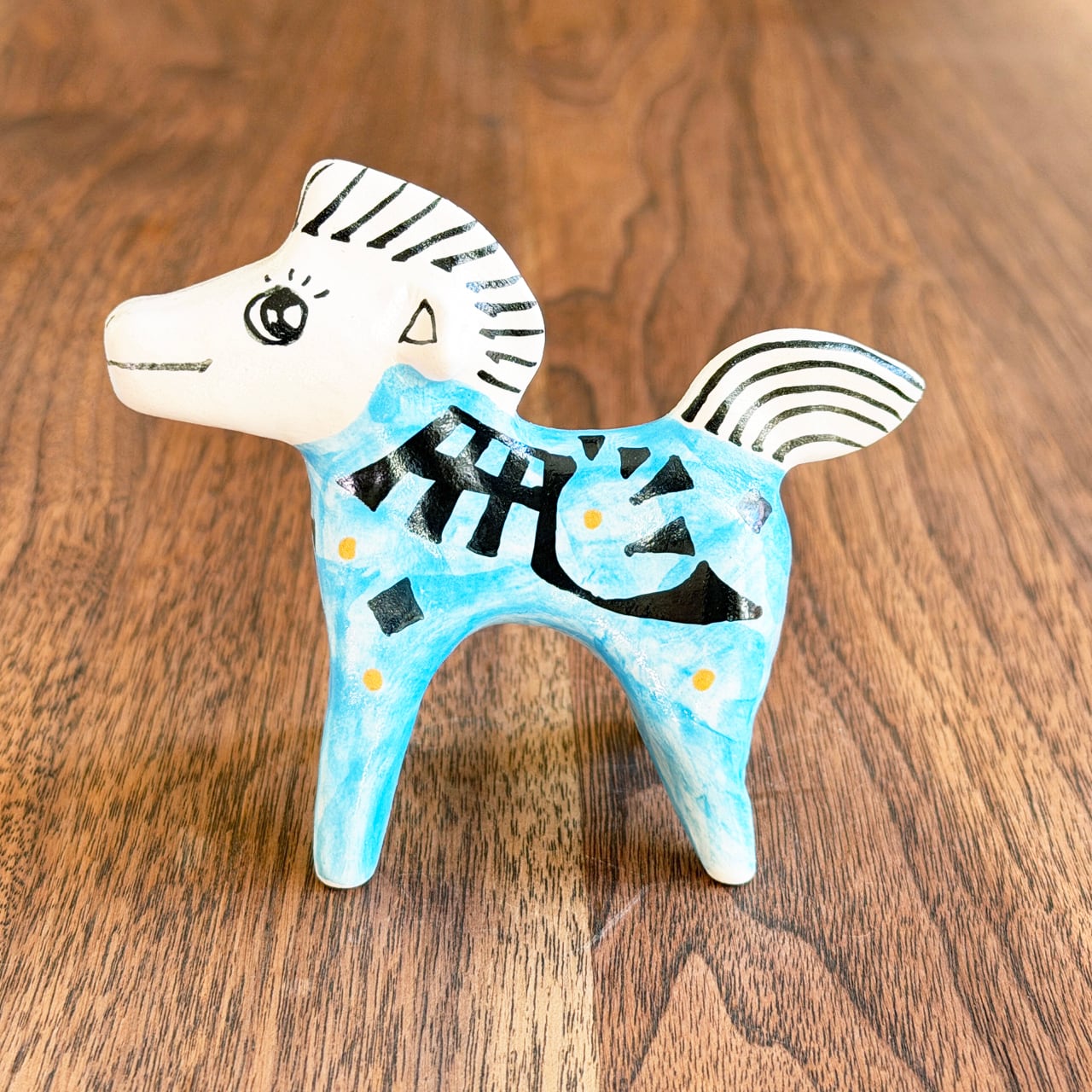 山口祥治 干支フィギュア 午(ウマ)「ウマジャロウ UJ-154」 工房:喜鶴製陶(有田焼)