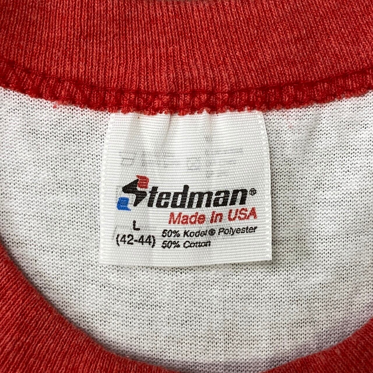 80年代 USA製 Stedman Borden プリントTプリントTシャツ リンガーT 