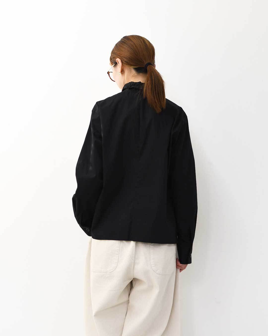 mizuiro ind [ミズイロ インド] washer collar shirt [4-230057