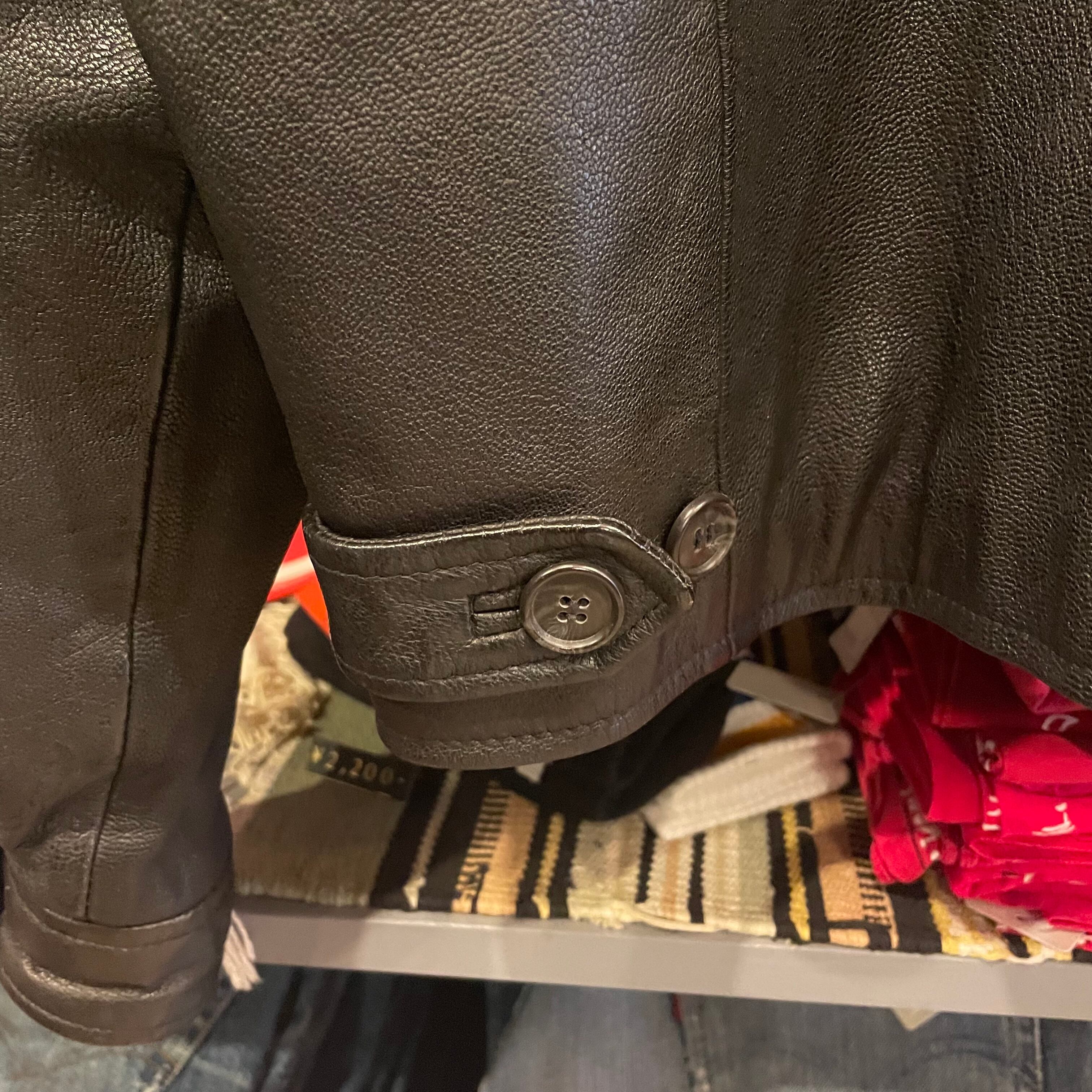 90s J.CREW Leather Jacket | VOSTOK