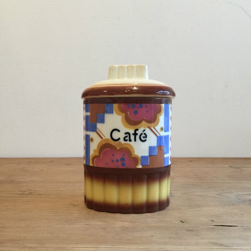 アンティークAllumettesとキャニスター3点