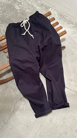 Nora pants / cottonherringbone col:Navy