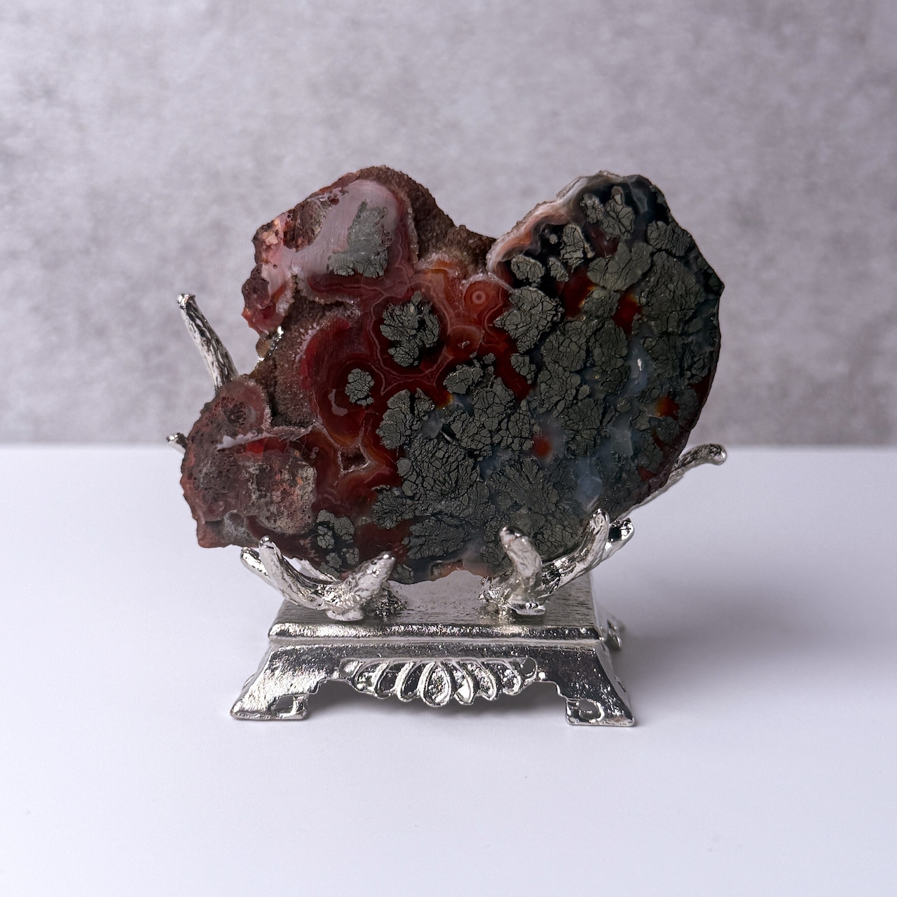 マーカサイトアゲート02 スラブ * Agate * 天然石